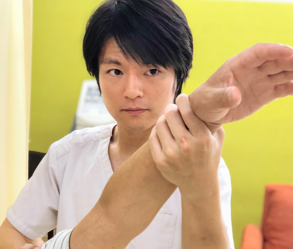 施術の様子